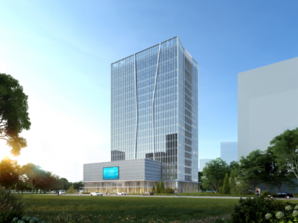 凯发天生一触即发大厦，主体结顶！